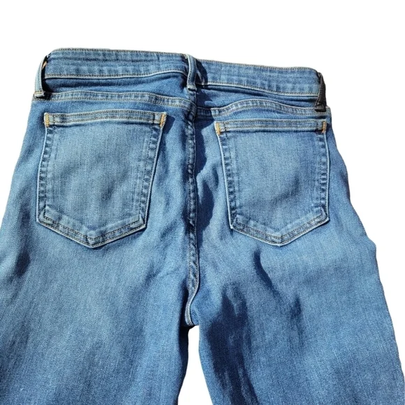 Denim X Alexander Wang Whip Skinny Jeans in Medium Indigo - Picture 9 of 11